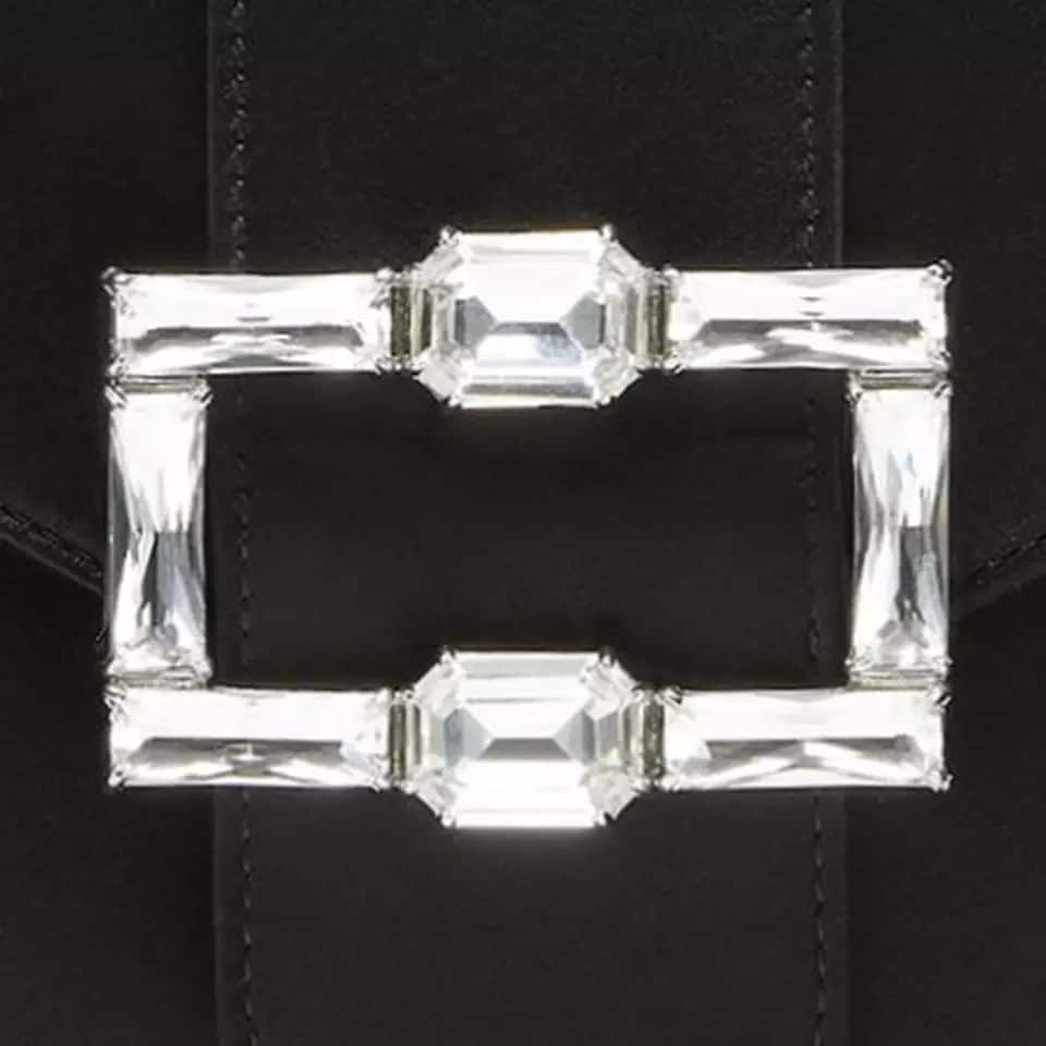 Crystal buckle handbag ornamentation