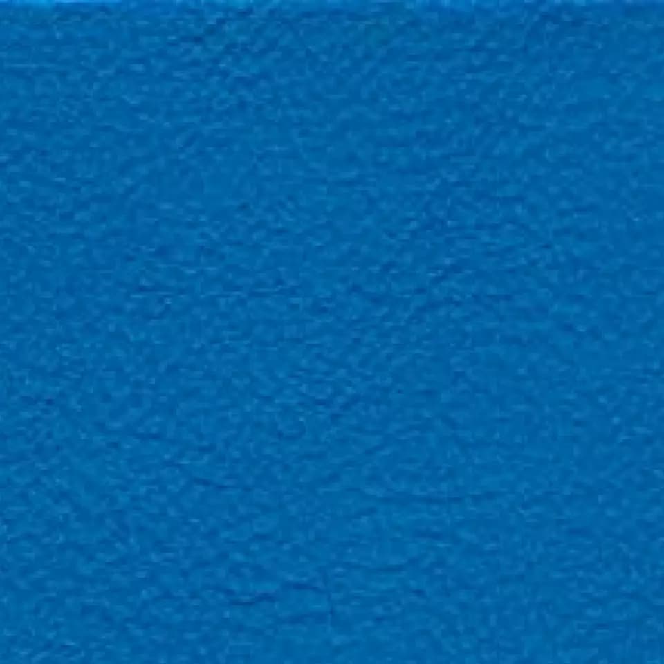 Blue lacquered nappa leather shoe material swatch