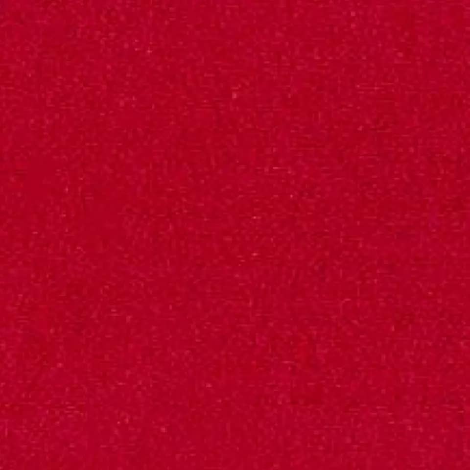 Red satin shoe material swatch