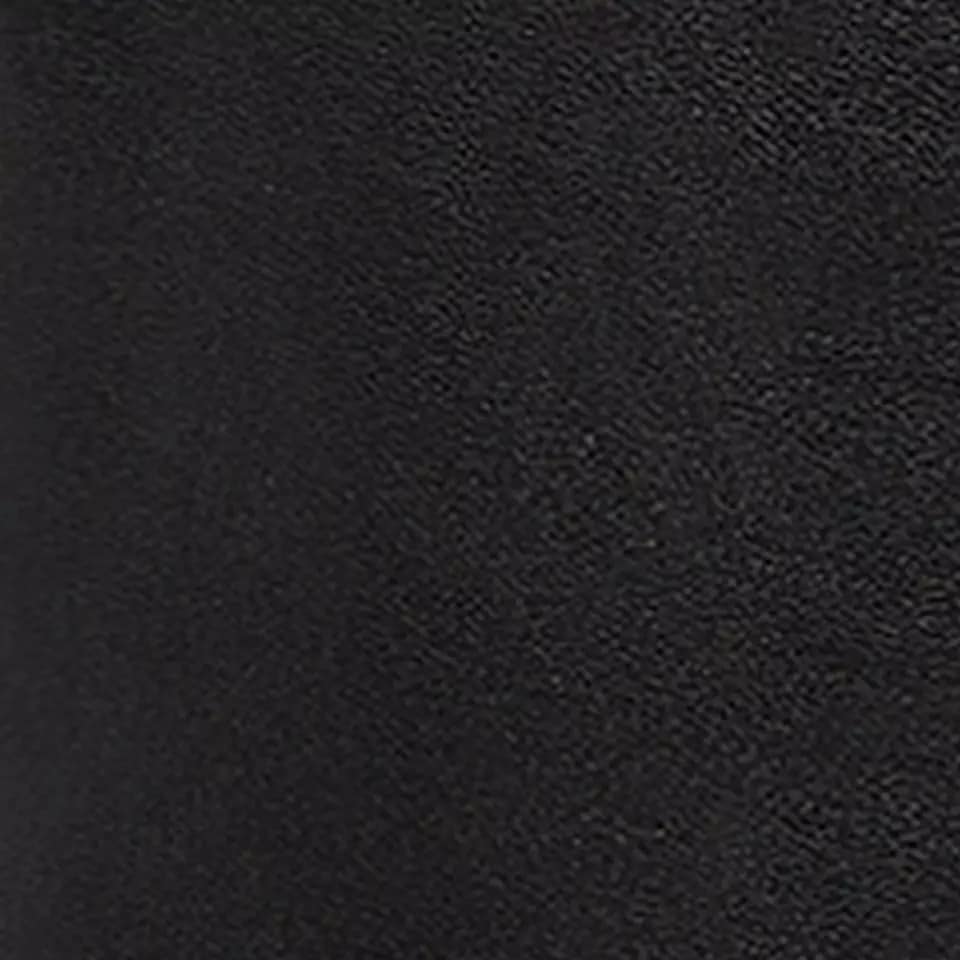 Black sport leather shoe material swatch
